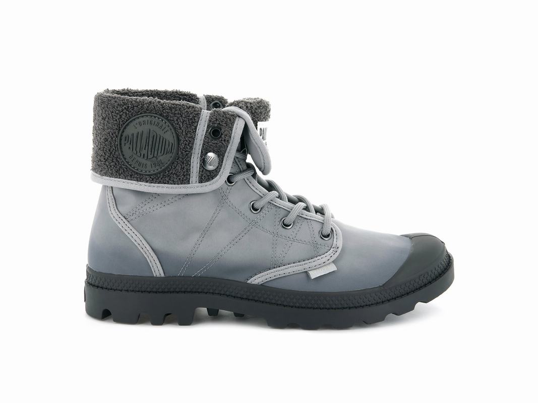 Palladium Pallabrousse Baggy Tx Men's Boots Grey/Dark Grey (VCSH16084)